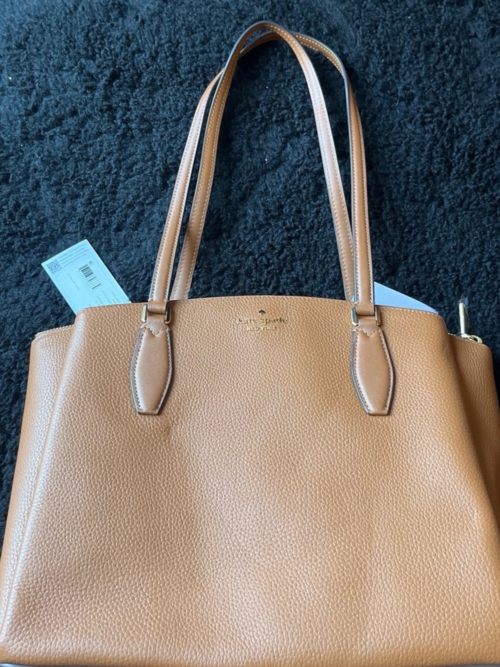 kate spade Tan Pebbled Leather Tote